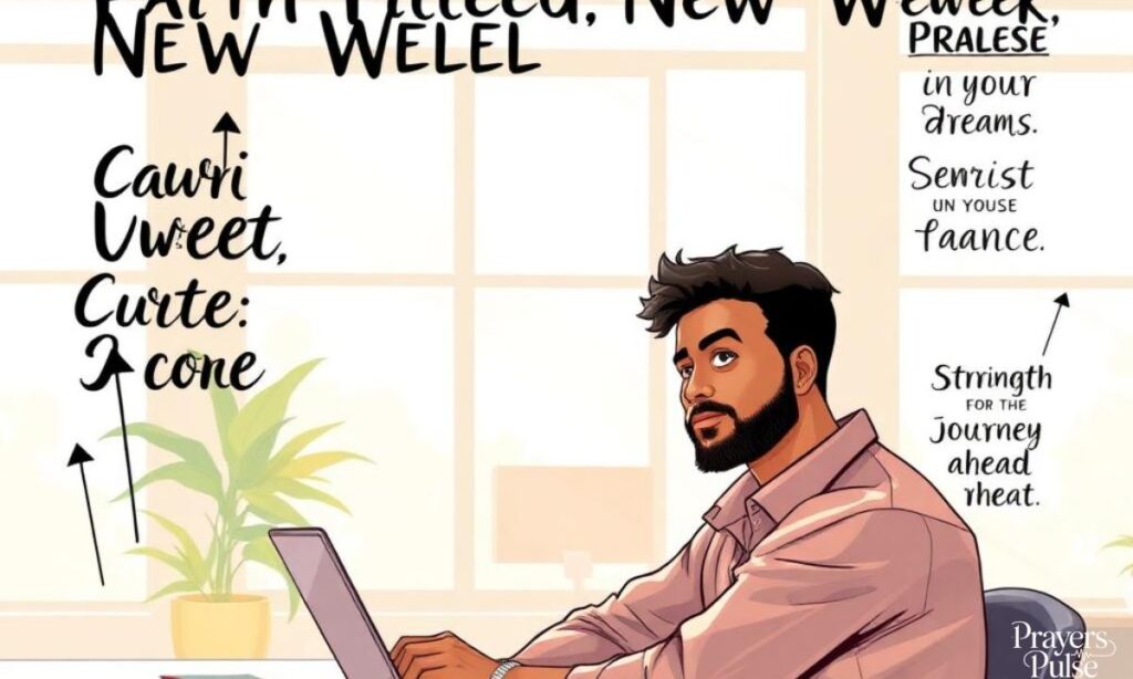 Faith-Filled New Week Prayers for His Work and Career