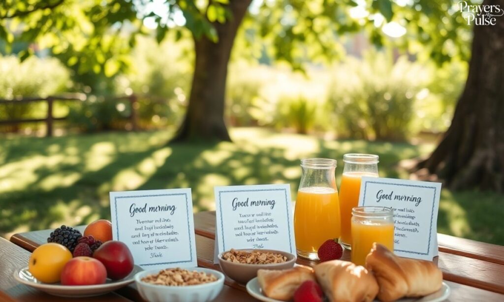 Good Morning Prayer Messages Focused on God's Blessings