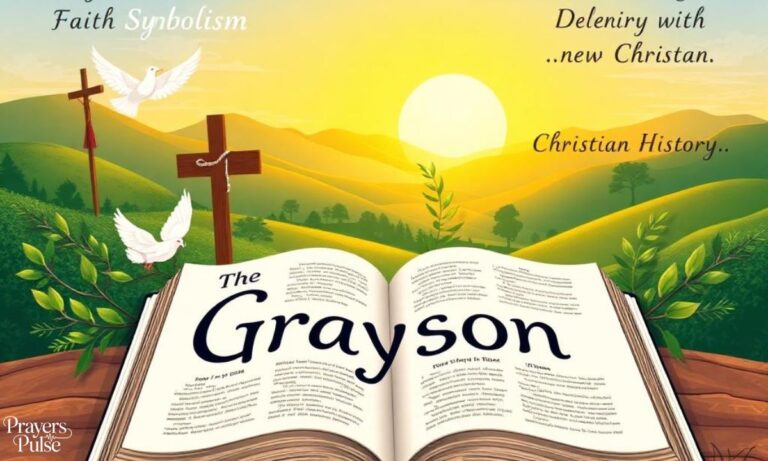 Grayson Name Meaning in the Bible: Biblical Roots, Faith Symbolism & Christian History