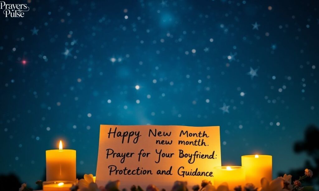 Happy New Month Prayer to Your Boyfriend for Protection and Guidance