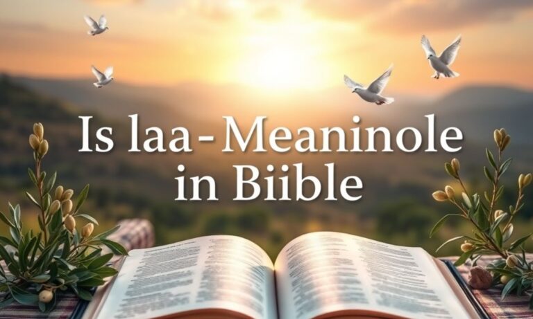 Isla Meaning in Bible Biblical Insight and Spiritual Meaning