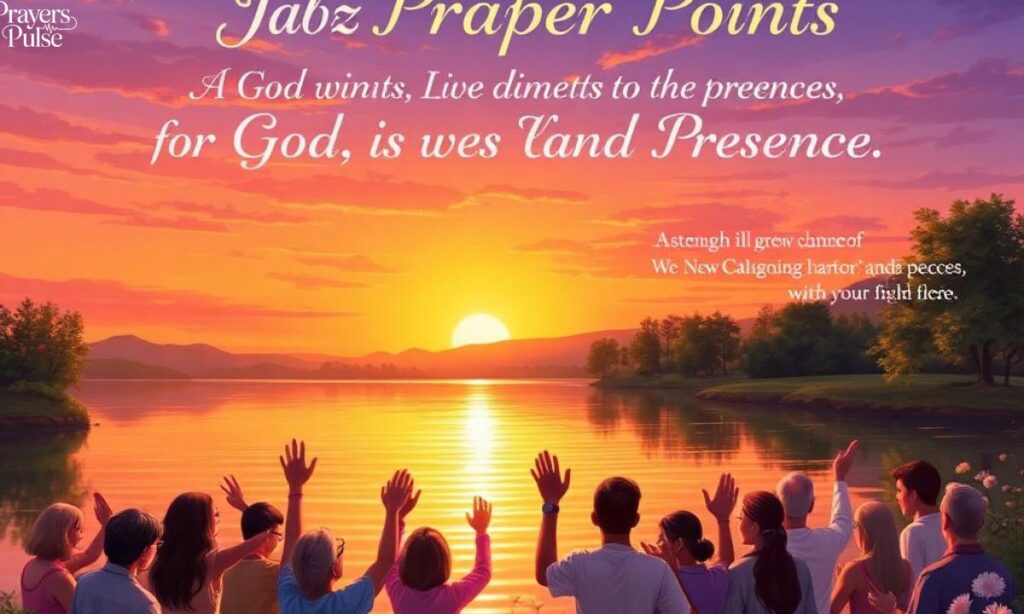 Jabez Prayer Points for God's Hand and Presence