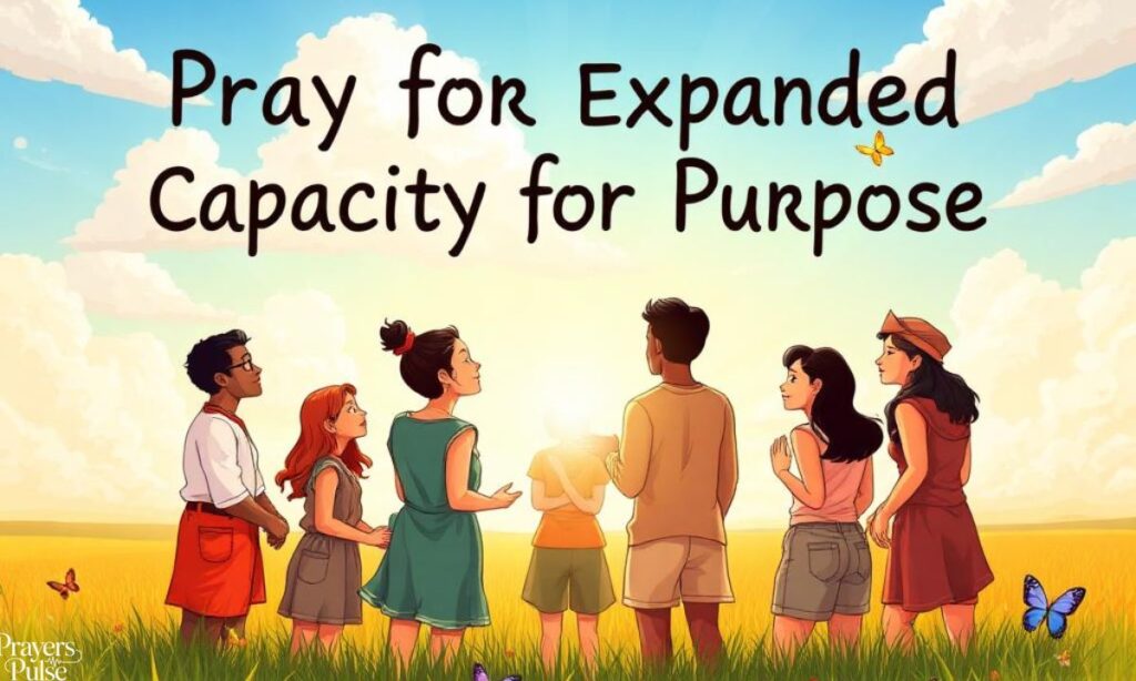 Pray for expanded capacity for purpose
