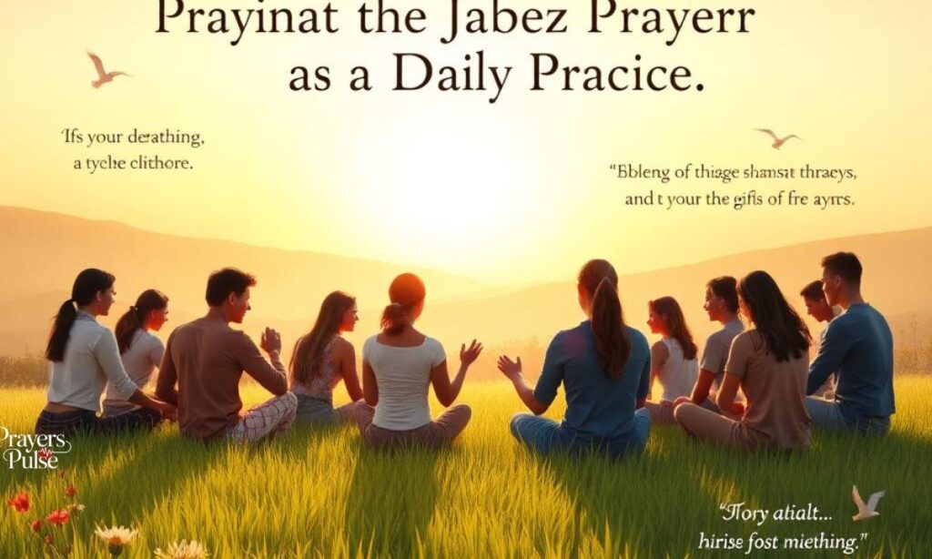 Praying the Jabez Prayer as a Daily Practice