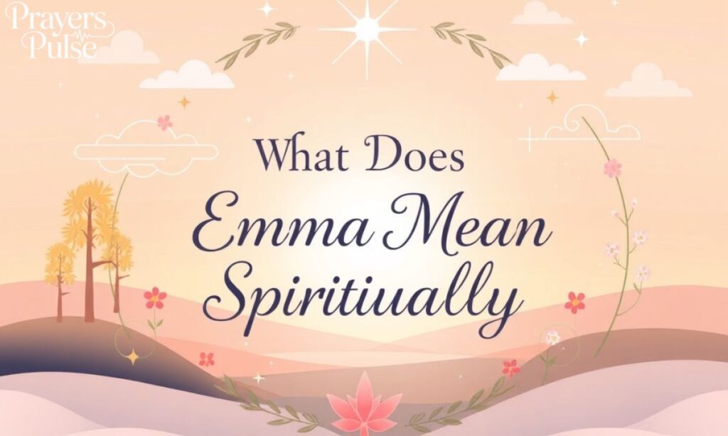 What Does Emma Mean Spiritually