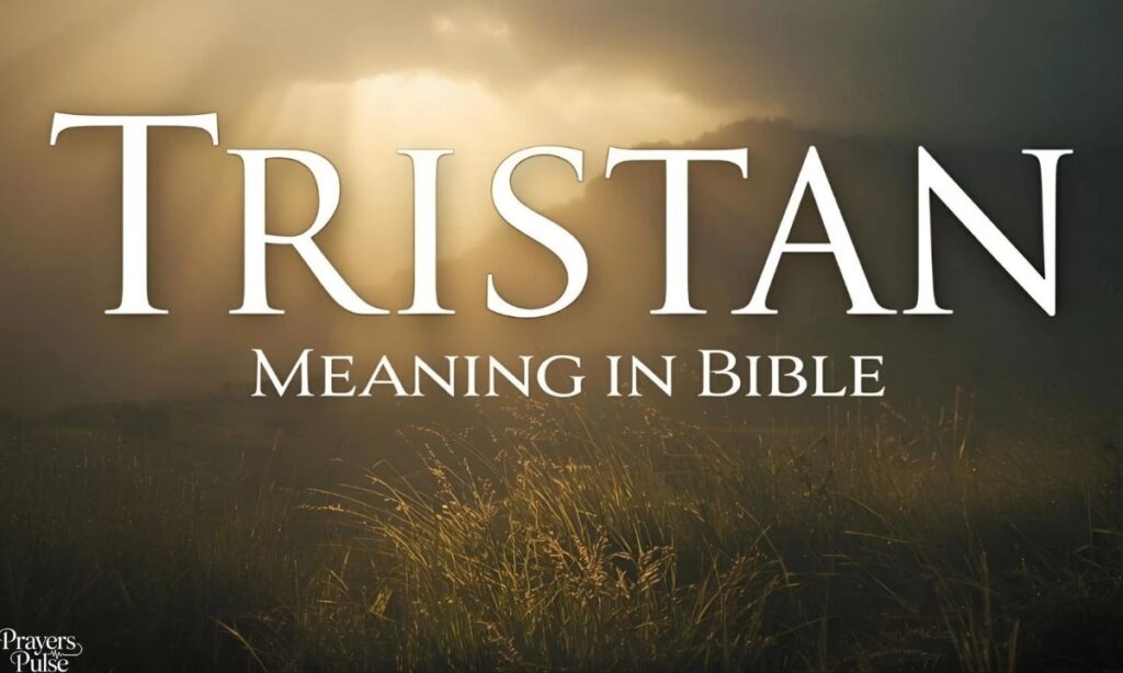 Bible Verses That Reflect Tristan's Meaning