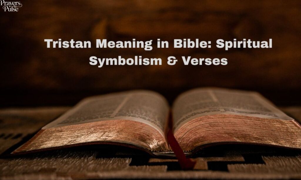 Biblical and Spiritual Significance of Tristan in Hebrew