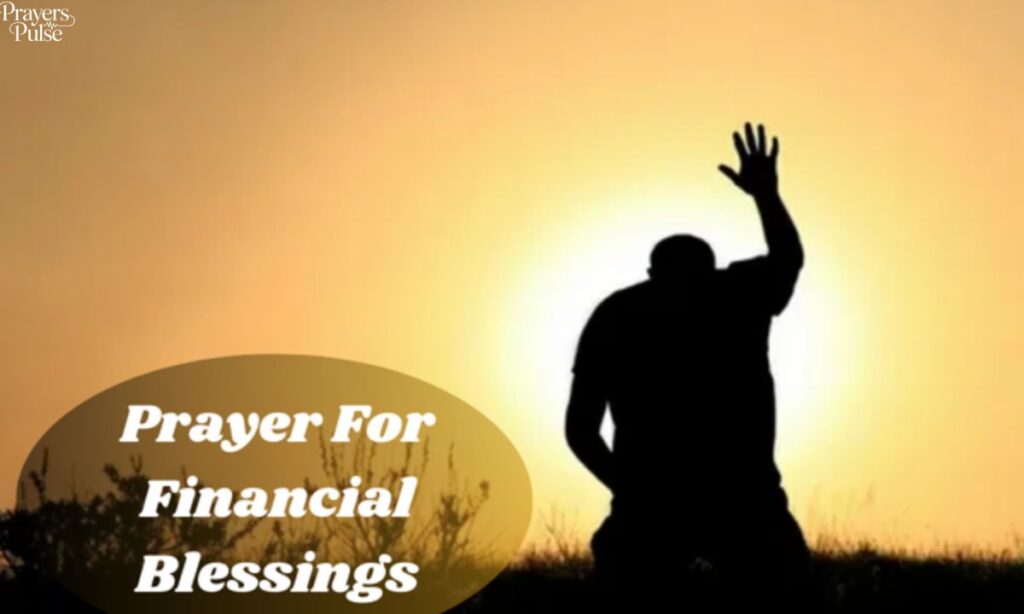 Prayers for His Financial Blessings