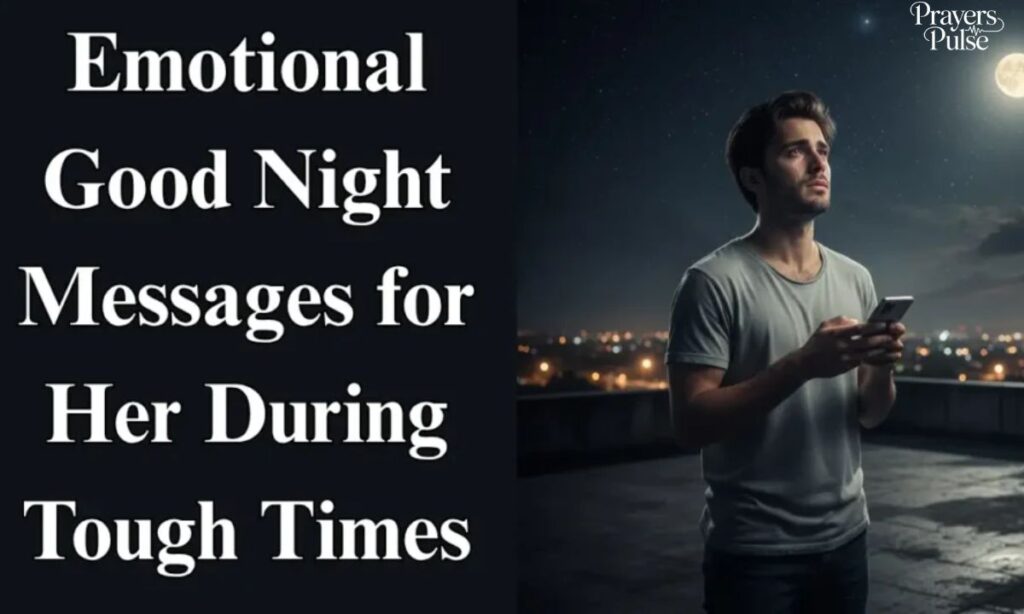 Emotional Good Night Messages for Her During Tough Times