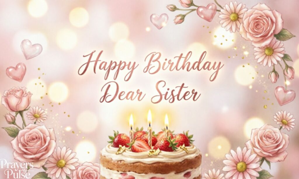 💌 Long Distance Birthday Wishes for Sister
