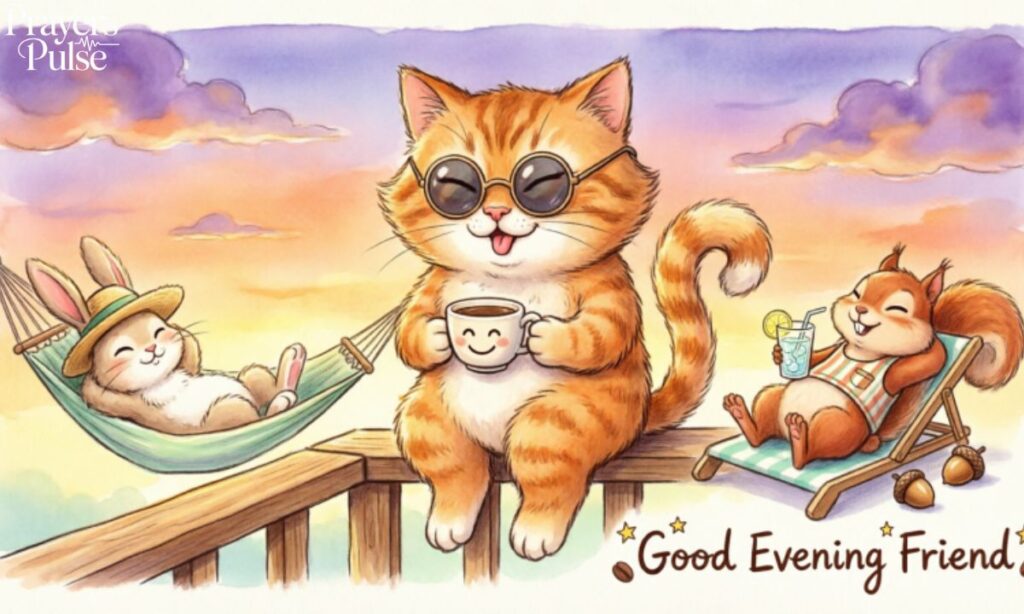 Funny Good Evening Messages for a Friend