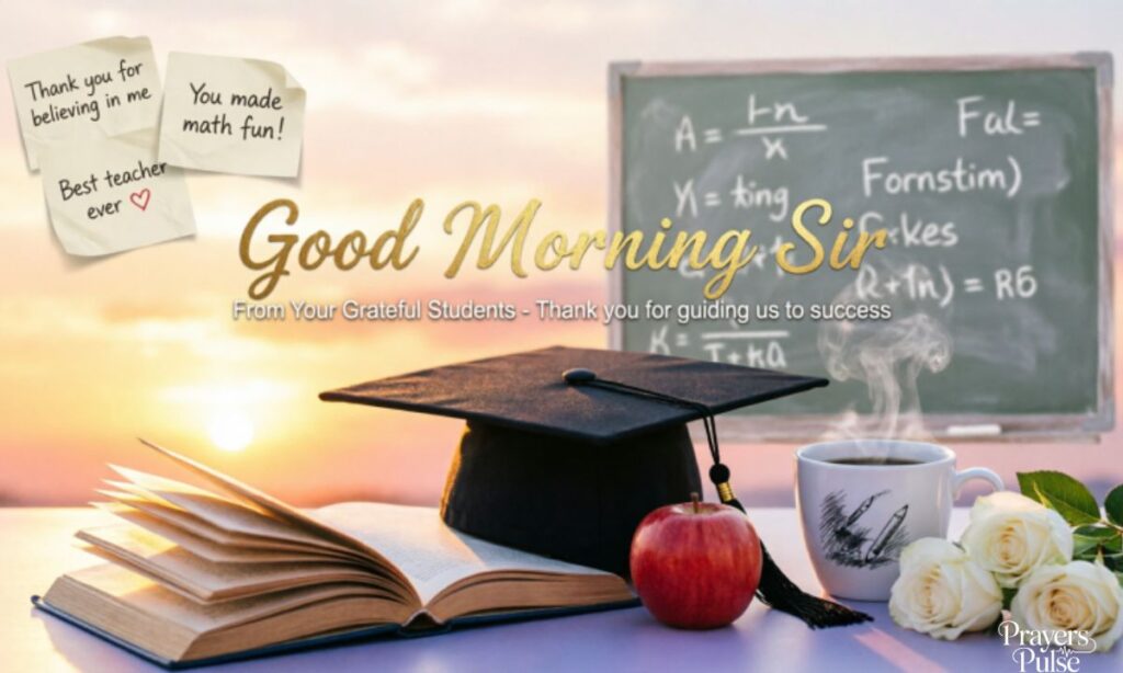 Good Morning Wishes for Sir from Students