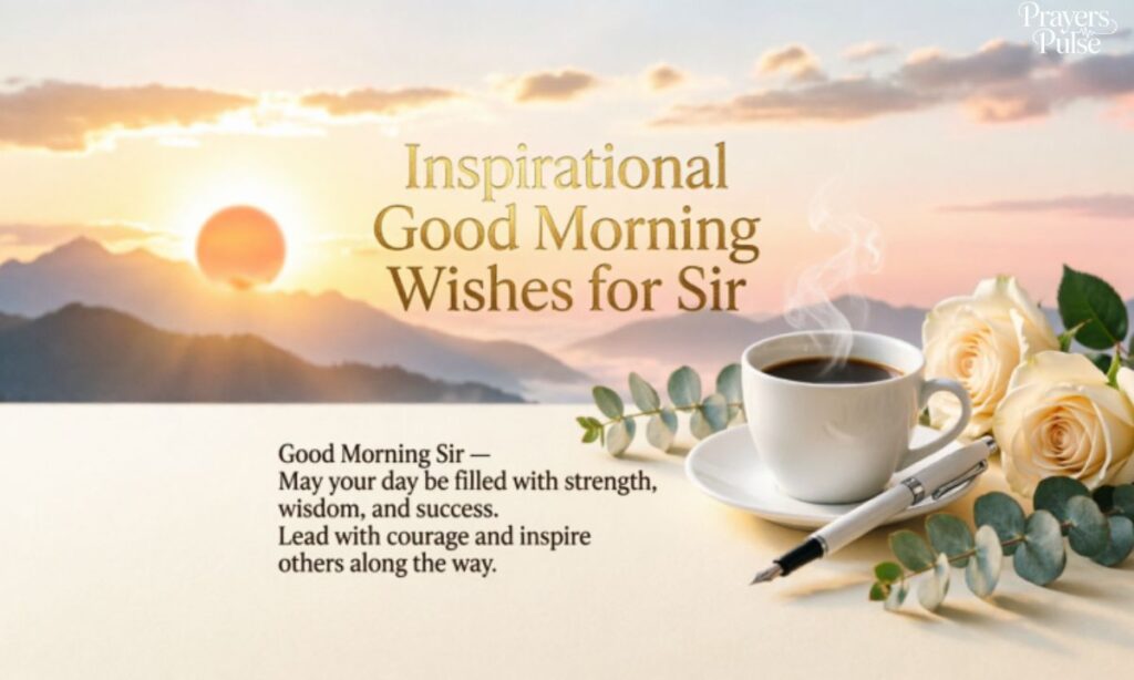 Inspirational Good Morning Wishes for Sir