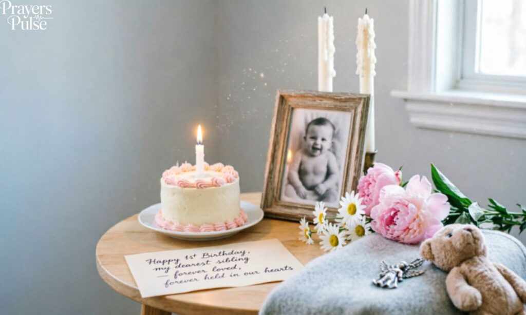 Messages For a Sibling's First Birthday After Passing Away