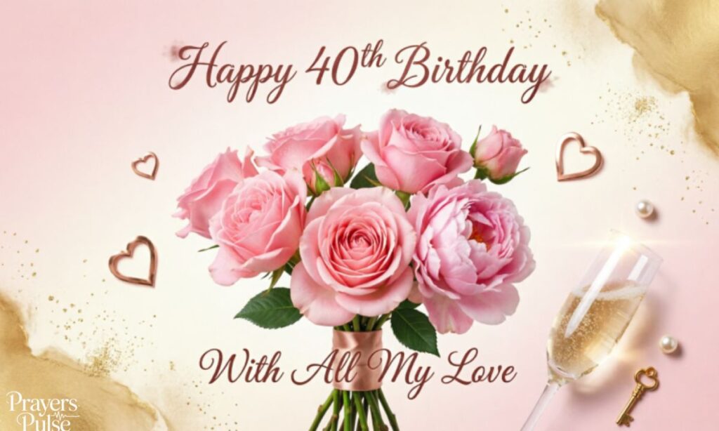 Sweet and Loving 40th Birthday Messages for Her