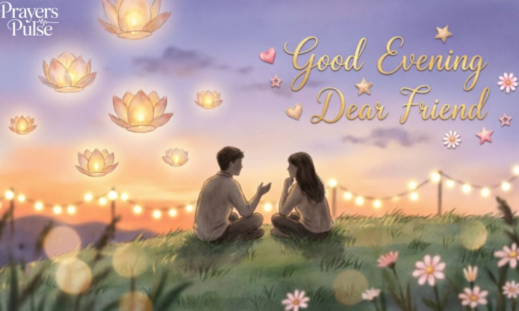 Warm Good Evening Messages for a Friend