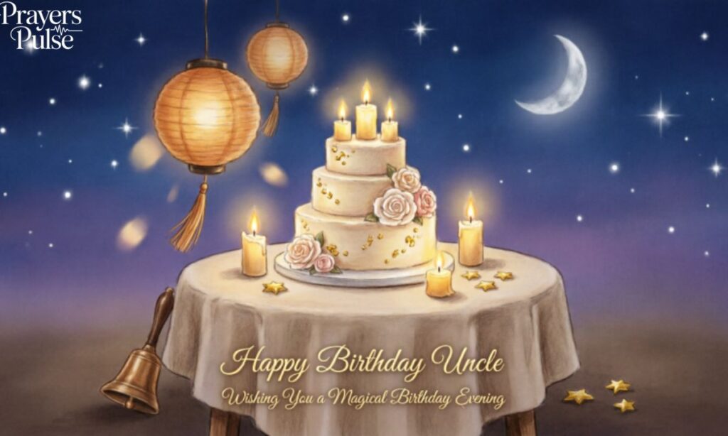 Birthday Wishes for Uncle at Night / End of Day