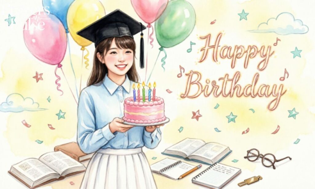 Happy Birthday Wishes for Student Girl