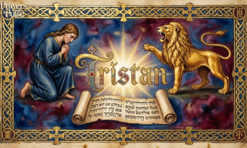 Tristan Name Meaning Bible: Sorrow, Boldness, and Scripture