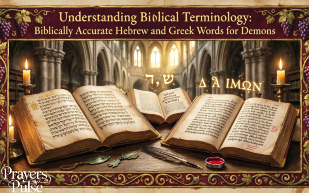 Understanding Biblical Terminology: Biblically Accurate Hebrew and Greek Words for Demons